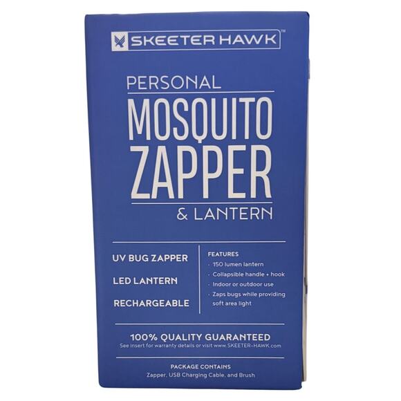 Skeeter Hawk Rechargeable Personal Mosquito Zapper & Lantern New Sealed - Picture 5 of 6